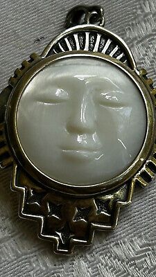 ad eBay - Carolyn Pollack Sterlig Silver White Moon Goddess Face Pendant 14.46 Grams - Buy Now, click the link (eBay) Goddess Face, Artisan Jewelry Necklaces, Face Pendant, White Moon, Handcrafted Artisan Jewelry, Moon Goddess, Face Design, Artisan Jewelry, Handcrafted Jewelry