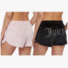 Questions? Leave A Comment Below! New , New With Tags Juicy Couture Two Pack Lounge Shorts With Rhinestone Size - Medium M Style - Dolphin Colors - Black & Pink Please See Image Of Chart For Sizing Estimate For A Medium Casual Glamour, Bottoms For Women, Wake Up Refreshed, Dolphin Shorts, Sleep Shorts, Lounge Shorts, Pajama Bottoms, New New, Lifestyle Brand