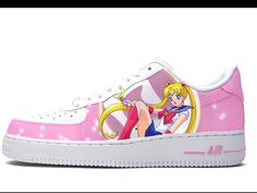 Channel the magic of the Moon with our Custom Sailor Moon Nike Air Force 1 Sneakers! These hand-painted sneakers bring the beloved characters and cosmic energy of the iconic anime to life. Featuring vibrant, detailed artwork inspired by Sailor Moon and her Sailor Guardians, these custom kicks are perfect for fans who want to merge their love for anime and fashion. Moon Shoes, Sailor Guardians, Air Force 1 Sneakers, Iconic Anime, Painted Sneakers, Custom Kicks, Detailed Artwork, Custom Air Force 1, Baskets Nike