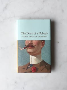 the diary of a nobody by george & vernon crensfield on a marble surface