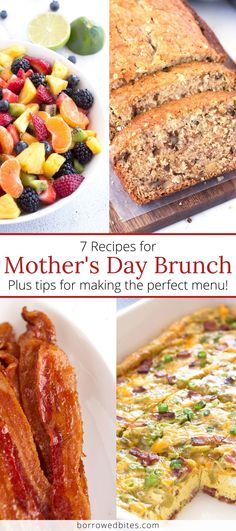 Easy and make-ahead Mother's Day brunch recipes. Mothers Day Brunch Ideas Food Make Ahead, Mother’s Day Breakfast Theme, Easy Brunch Ideas For A Crowd Make Ahead, Brunch Foods For A Crowd, Fun Mother’s Day Brunch Ideas, Brunch For A Crowd Make Ahead, Mother’s Day Brunch Ideas, Easy Brunch Ideas For A Crowd, Mothers Day Brunch Ideas