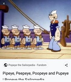 an animated image of pope, peopey, poofey and pupye