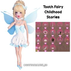 dress to impress theme childhood stories dreams tooth fairy outfit inspo no vip Dress To Impress Roblox Game Outfits Childhood Stories, Di Childhood Stories, Fairy Dress To Impress No Vip, Dress To Impress Outfits Childhood Story, Childhood Stories Outfit, Dti Outfits Childhood Stories, Dti Theme Childhood Stories, Childhood Dream Dti Outfits