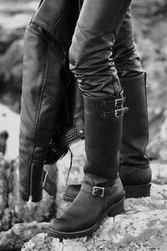 . Gay Fashion, Tall Leather Boots, Bean Boots, Boots Knee