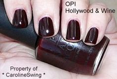 Opi Dark Colors, Fall Nails Opi, Dark Wine Color, Nail Goals, Nail Stuff, July Nails