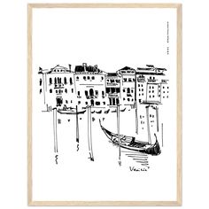 c057accd-710c-4cdc-a6cd-64a38df62509 Italy Scenery, City On Water, Scenery Artwork, Venice Poster, Gondola Boat, Romantic Italy, Architecture Styles, Venice City, Italy Art Print