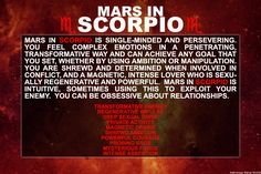 an image of mars in scorpio