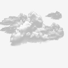 black and white photograph of clouds in the sky with one plane flying by on it's side