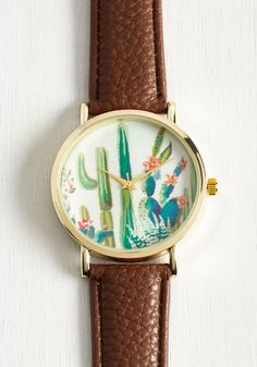 Cacti and Time Again Watch, #ModCloth Fiesta Tropical, Fantastic Gifts, Cute Jewelry, Jewelry Organization, Vintage Watches, Jewelry Stores, Beautiful Jewelry, Jewelry Box, Jewelry Gifts