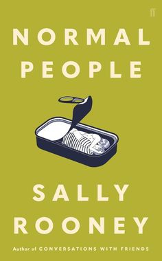 a book cover for normal people by sally rooney, with an illustration of a dish in a pan