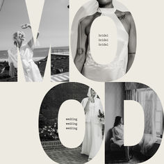 black and white photo collage with the word mom written in different font styles on it