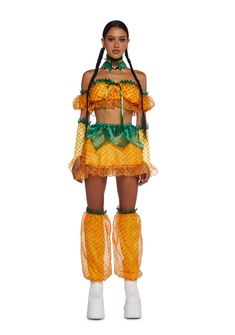 base|yellow Tree Halloween Costume, Womans Halloween Costume, Fruit Costumes, Clueless Cher, Tulle Underskirt, Red Dolls, Costume Store, Group Costumes, Suspender Skirt