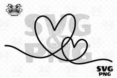 Continuous Line Drawing Heart Svg Minimalist Svg, Drawing Of A Heart, Illustrator Artwork, Heart Monogram, Heart Clipart, Elegant Artwork, Illustration Art Design, Wedding Svg, Inspirational Printables