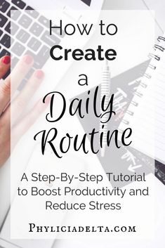 How To Create a Daily Routine {Tutorial} Phylicia Masonheimer, Daily Routine Schedule, Beauty Routine Checklist, A Daily Routine, To Do Planner, Skin Care Routine For 20s, Budget Planer, Planner Pdf, Evening Routine