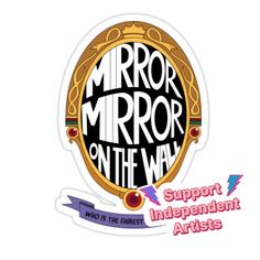 the logo for mirror mirror on the wall