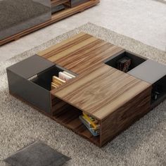 MOVE Coffee Table & Huppe MOVE Coffee Table | YLiving Contemporary Coffee Table Design, Centre Tables, Furniture Design Inspiration, Mirrored Coffee Tables, Center Tables, Home Decor Brands, Coffee Table Farmhouse