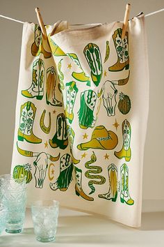 Calhoun & Co. Hey Cowgirl Oversized Dish Towel Classic Equine, Gifts Under 25, Fall Dishes, Corral Boots, Nyc Shopping, Capri Blue, Riding Outfit, Fall Shopping, 50 Fashion