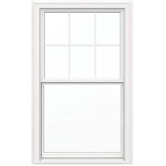 an open white window on a white background