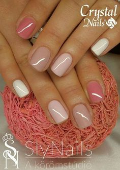 Modelones Gel Nails, Pastel Sns Nails, Nail Heart, Unghie Sfumate, Shellac Nails, Neutral Nails, Dipped Nails, Fancy Nails, Chic Nails