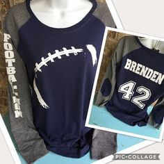 a football jersey with the number 42 on it and an image of a football ball