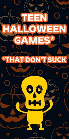 Fun Teen Halloween Games, Games For Halloween Party For Teens, Halloween Classroom Party Activities, Halloween Party For Teens Ideas, What To Do At Halloween Party, Teen Fall Party Games, Halloween Tricks Ideas, Games For A Halloween Party, Halloween Competition Games