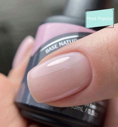 Natural Nails Manicure, Sheer Nails, Nagellack Trends, Pink Gel Nails, Pink Manicure, Pink Nail, Neutral Nails