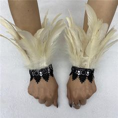 Season:All Seasons; Quantity:2; Theme:Novelty; Type:Wearable Costume Accessories,Party Favors; Occasion:Festival,Daily Wear; Category:Christmas Gift; Features:Easy to Use,Easy Carrying; Package Dimensions:15.015.03.0; Listing Date:12/13/2023; Size:/ Feather Bracelet, Bracelet Accessories, Turkey Feathers, Hanging Jewelry, Gothic Style, Festival Wear, Gothic Fashion, Online Accessories, Accessories Bracelets