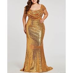 Silhouette:Mermaid / Trumpet; Hemline / Train:Sweep / Brush Train; Closure:Zipper UP; Built-In Bra:Yes; Embellishment:Ruched; Fabric:Sequined; Sleeve Length:Short Sleeve; Boning:Yes; Style:Sparkle,Plus Size,Sparkle  Shine; Occasion:Party Wear,Formal Evening; Neckline:Scoop Neck; Front page:Evening Dresses; Listing Date:05/26/2020; Bust:; Hips:; Hollow to Floor:; Waist: Plus Size Party Wear, Plus Size Party, Evening Dresses Online, Destination Wedding Dress, Cheap Evening Dresses, Womens Wedding Dresses, Formal Evening Dress, Party Kleidung, Bridesmaid Dresses Plus Size