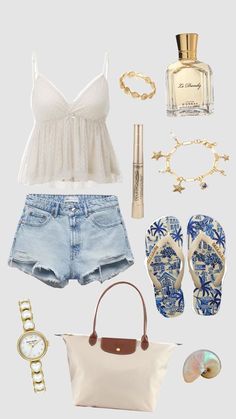 Outfit Inspo For Cruise, Summer Outfits For The Beach Vacations, Beach Outfit For Work, Vcay Summer Outfit, Beach Outfits Inspiration, Outfit For A Cruise, Outfit Inspo For Europe, Cute Outfits For Europe Travel, Cute European Outfits Summer