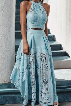 floral print halter bohemian long skirt 142058 Chic Wardrobe, Free Spirited Woman, Flowy Design, Bohemian Look, Free Spirited, Long Skirt, Music Festival, Beach Vacation, Effortless Style