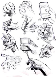 a drawing of hands holding cell phones