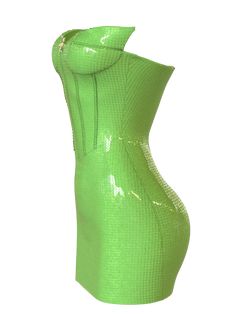 Green sequined dress with a corset top. THIS IS A DIGITAL ITEM, IT ONLY EXISTS DIGITALLY AND WILL BE APPLIED TO YOUR PHOTO(s). Color: green. Material: digital sequins. Digital clothes fit all sizes. About the brand: Sudi Etuz is an Istanbul based fashion designer whose signature style reflects innovation and conceptual designs. In their collection for DRESSX, designer is questioning the difference between reality and digital. How can reality be described? Carefully picked colors are reflecting t Green Dress To Impress, Liquid Dress, Dress With A Corset, Dream Boutique, Interview Attire, Green Corset, Future Wardrobe, Sequined Dress, Photo S