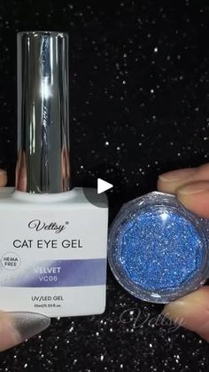 530K views · 14K reactions | Light Blue Cat Eye with Reflective Glitter French Nails | 💙 Light Blue Cat Eye with Reflective Glitter French Nails. What do you think? 😻

🛒Using:
✨Hema-Free Cat Eye Gel-VC06
✨Reflective Nail Sugar Set
✨Matte... | By Vettsy | Facebook