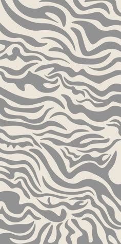 a gray and white wallpaper with wavy lines