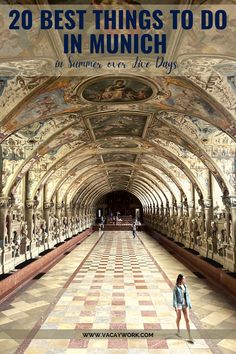 66 METER LONG Antiquarium hall with vaulted roof full of paintings at Munich palace Munich Places To Visit, Fun Things To Do In Germany, Munich In October, What To See In Munich, What To Do In Munich, Day Trips From Munich Germany, What To Do In Munich Germany