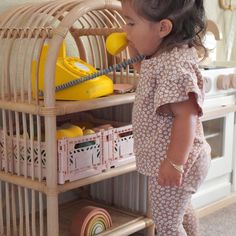 Kids Room Toy Storage Baby, Kids Montessori Shelf, Shelf Measurements, Rattan Shelf, Montessori Bookshelf, Rattan Cabinet, Montessori Shelf, Montessori Playroom, Play Kitchens