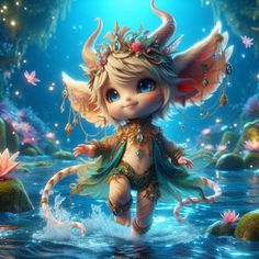 Diamond Art Painting, Fantasy Pictures, Craft Activity, Cute Cartoon Pictures, Fantasy Fairy, Paint By Number Kits, Cute Creatures