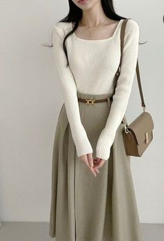 Modest Business Outfits, Shein Clothes, Soft Feminine Outfits, Modest Girly Outfits, Elegant Outfit Classy, Modest Dresses Casual