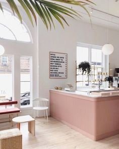 the kitchen is clean and ready for us to use in the day time, while the sun shines through the windows