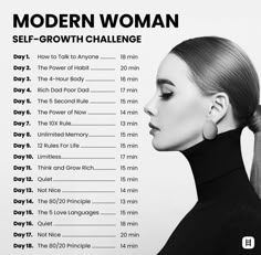 the modern woman self - growth challenge is here to help you grow your hair faster