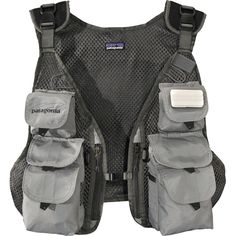 the back of a life jacket with two pockets