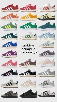 Adidas Campus Shoes, Campus Shoes, Custom Sneakers Diy, Pretty Sneakers, Trendy Shoes Sneakers, Preppy Shoes, Pretty Shoes Sneakers, Shoes Outfit Fashion, Cute Nike Shoes