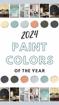 the cover of paint colors of the year