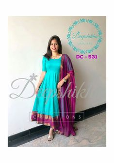 Deepshikha Creations, Embroidery Thread Work, Color Floor, Frocks And Gowns, Ikkat Dresses, Designer Anarkali Dresses