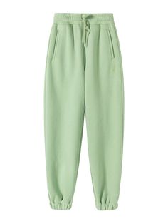 Spring Jogging Bottoms, Cheap Green Sweatpants With Cargo Pockets, Cheap Green Drawstring Bottoms, Cheap Green Joggers With Side Pockets, Cheap Cotton Sweats With Crew Neck, Affordable Solid Color High-waisted Sweatpants, Cheap Green Casual Sweats, Luxury Green Bottoms For Streetwear, Cheap Solid Sportswear Bottoms