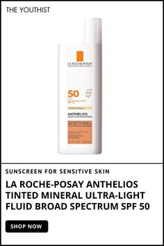 La Roche-Posay Anthelios Tinted Mineral Ultra-Light Fluid Broad Spectrum SPF 50 is a customer and dermatologist favorite, featuring titanium dioxide for UVB protection. Enhanced with Cell-Ox Shield Technology, it guards against both UVB and UVA rays. The universal tint matches all skin tones, eliminating the need for in-store color-matching. A practical choice for broad-spectrum sun protection recommended for its effectiveness and ease of use. 


#SensitiveSkinSunscreen #SunscreenForSensitiveSkin #GentleSunscreen #MineralSunscreen #PhysicalSunscreen
#SPF #SunProtection #SensitiveSkincare #SkinCareRoutine #SkinProtection #SunSafe Sunscreen For Sensitive Skin, Zinc Oxide Sunscreen, Tinted Sunscreen, Physical Sunscreen, Sensitive Skin Care