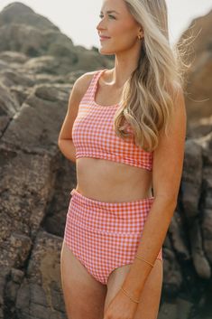 The Maven Thread Coastal Bikini Top is the perfect mix and match piece for your summer swim collection. With the perfect combo of cute designs and great coverage you will be ready to rock it all summer long. The strappy back detail adds a special touch plus allows for adjustment for a range of bust shapes and sizes. Fe Gingham Swimwear For Sunbathing During Beach Season, Summer Swimwear With Strappy Back, Gingham Swimwear With Adjustable Straps For Poolside, Spring Strappy Back Swimwear For Beach Party, Poolside Gingham Swimwear With Adjustable Straps, Plaid Triangle Top Swimwear For Beachwear, Spring Beach Party Swimwear With Strappy Back, Plaid Triangle Top Beachwear Swimwear, Plaid Swimwear For Poolside And Beach Season