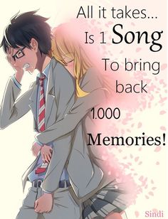 an image of two people hugging each other with the caption all it takes is song to bring back 100 memories