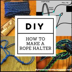 how to make a rope halter with instructions for making it in the shape of a boat