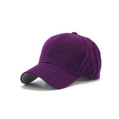 a purple baseball cap on a white background